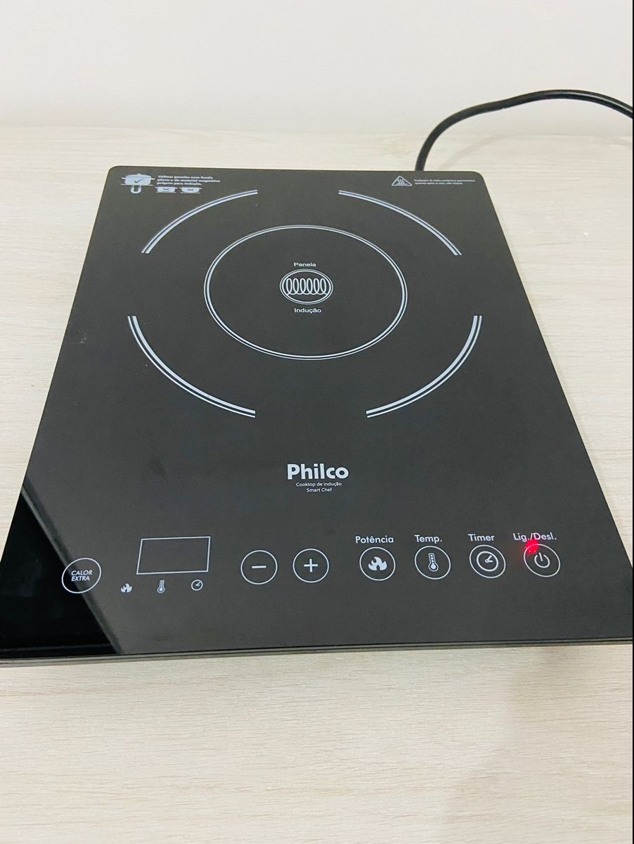 Fogão Cooktop Elétrico Philco Smart Chef Item Info & Eletro Philco