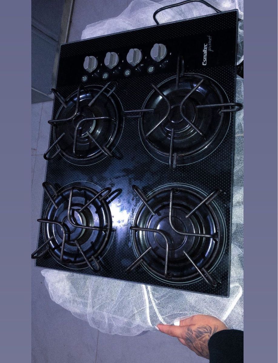 Fogão Cooktop Móvel de Cozinha Fogão Usado 81912541 enjoei