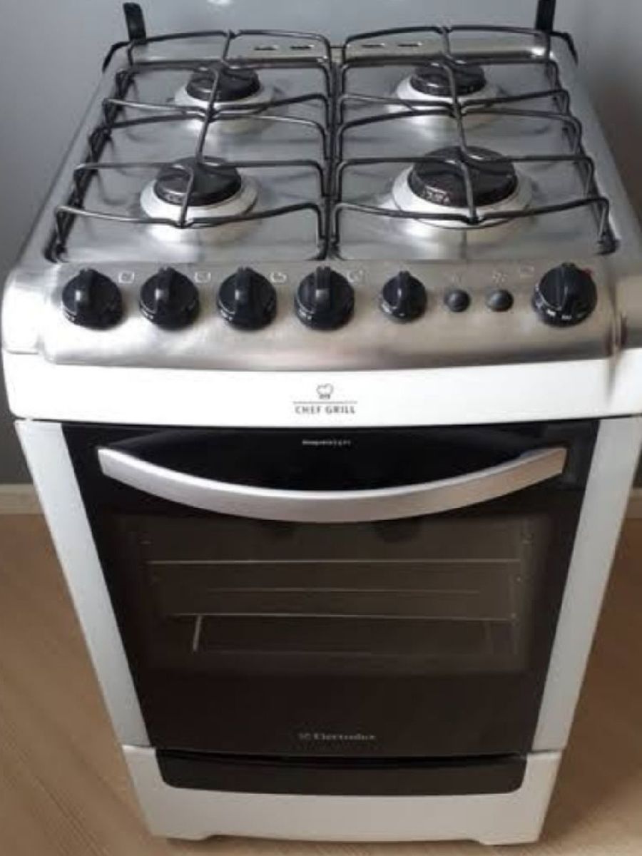 Fogão Electrolux Chef 4 Bocas Usado Móvel de Cozinha Eletrolux Usado