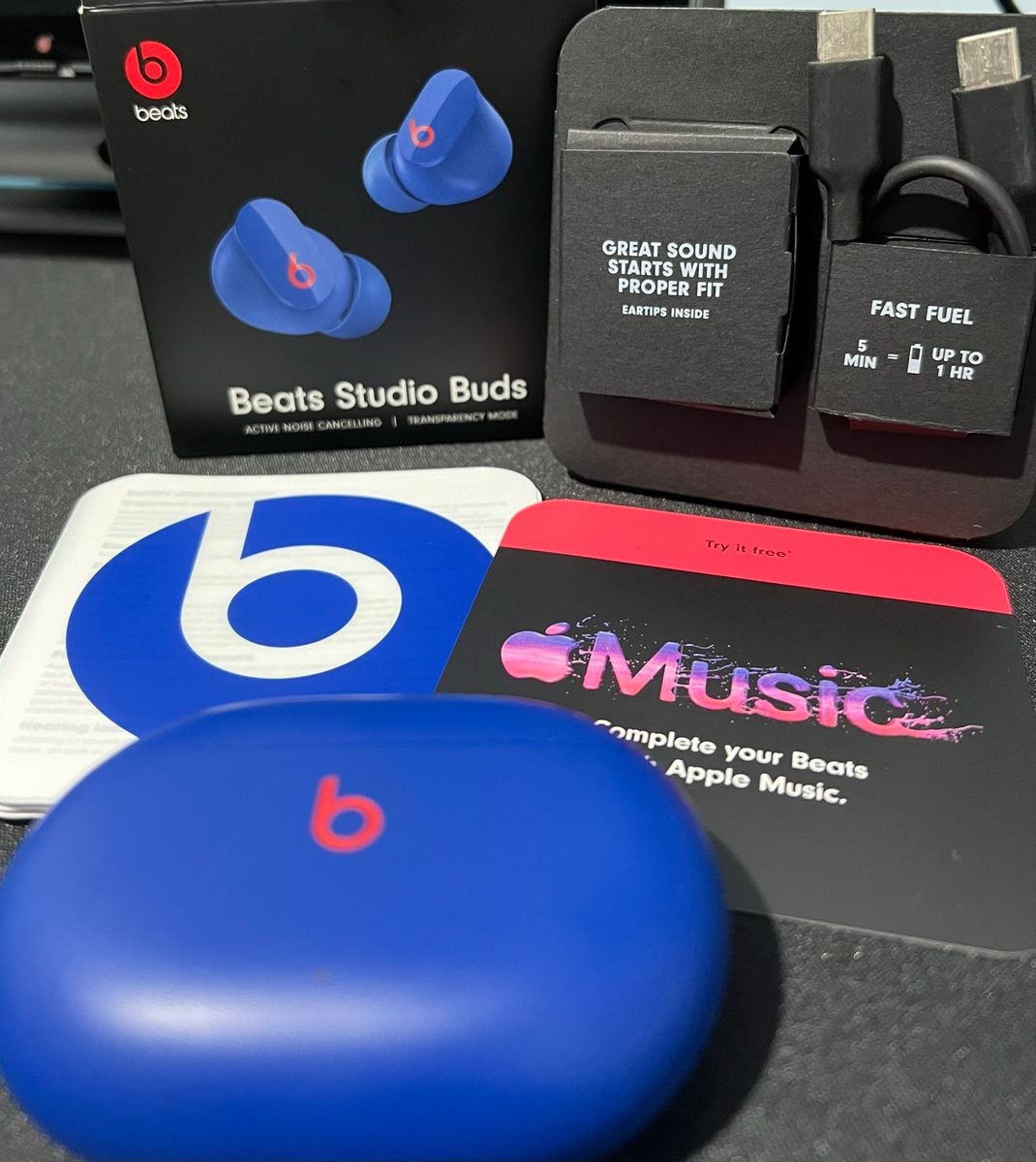 Fone Bluetooth Beats Studio Buds Azul com Nota da Apple Sp Veja a