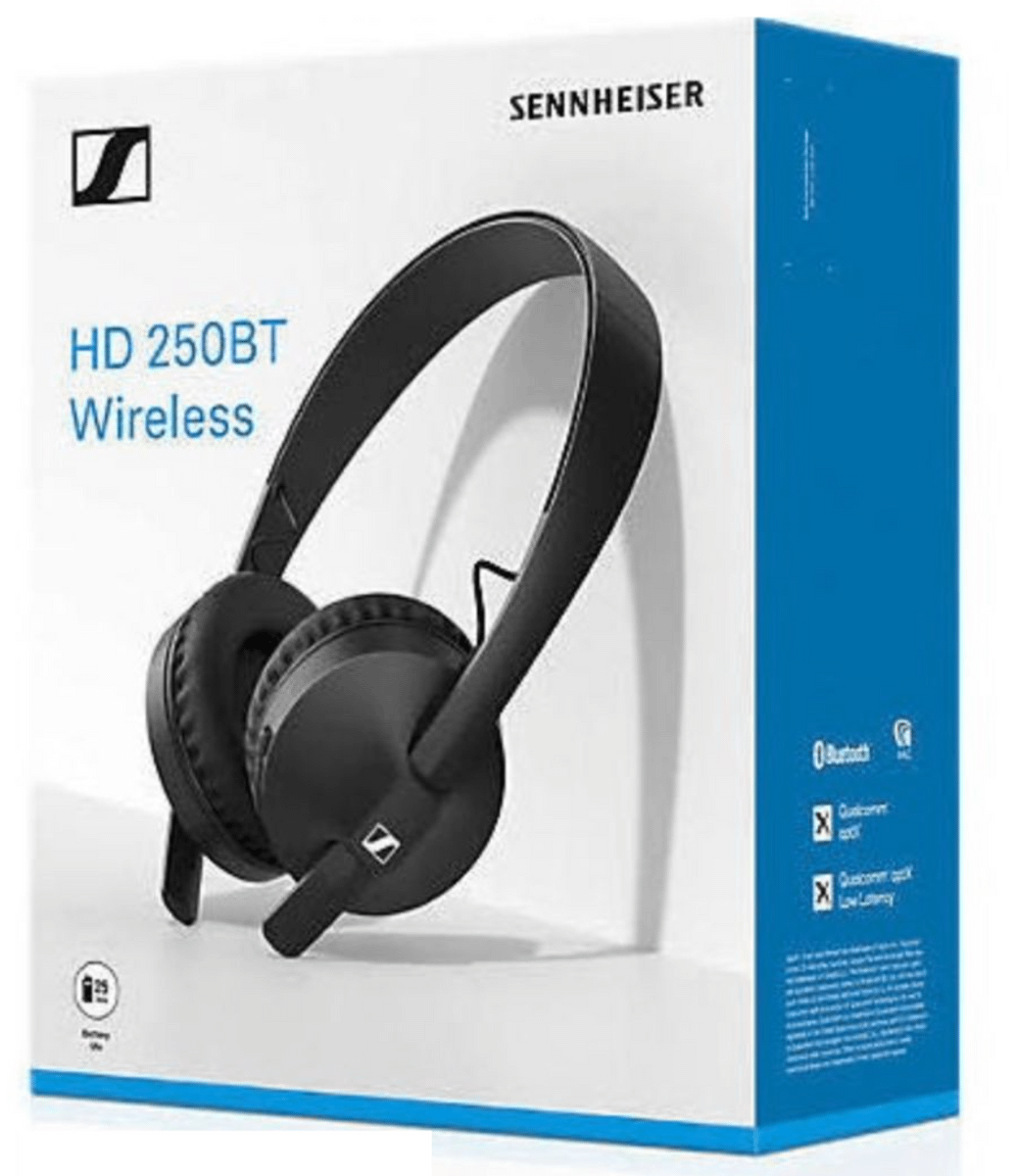 Fone de Ouvido sem Fio Sennheiser Hd 250bt Bluetooth 5.0 Mic Produto