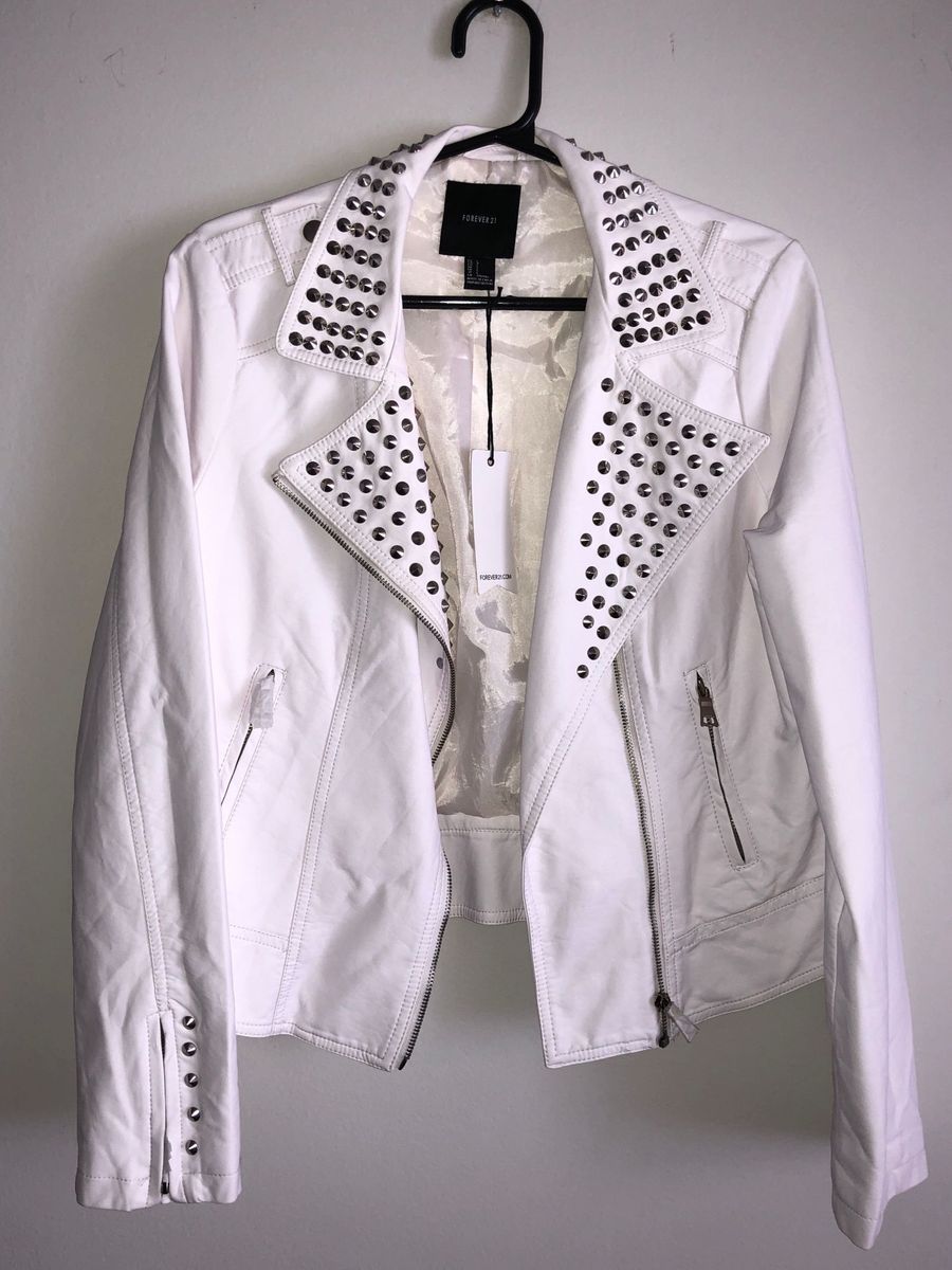 forever 21 jaqueta de couro