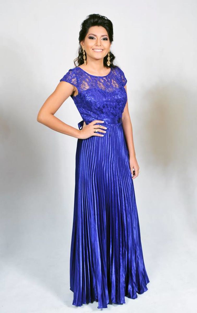 Formatura Azul Royal | Vestido de Festa Feminino Usado 26095812 | enjoei