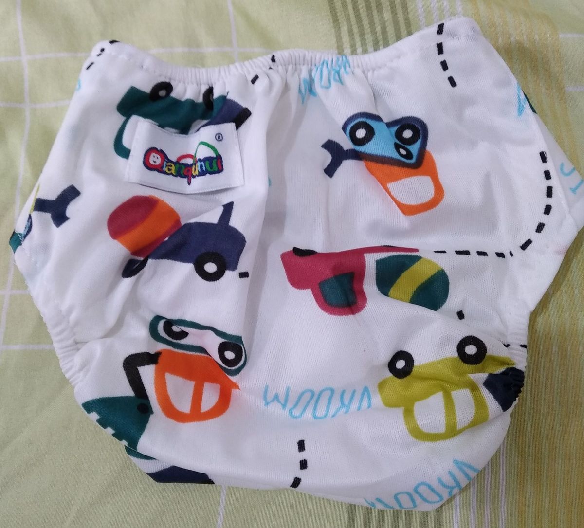 Fralda Ecologica Reutilizavel Menino 2 Absorventes Roupa Infantil Para Bebe Qianquhui Nunca Usado Enjoei