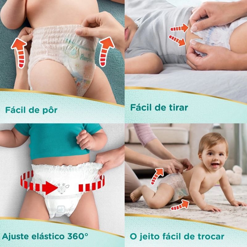 Pampers Baby Pants Size 6 fraldas-cueca descartáveis