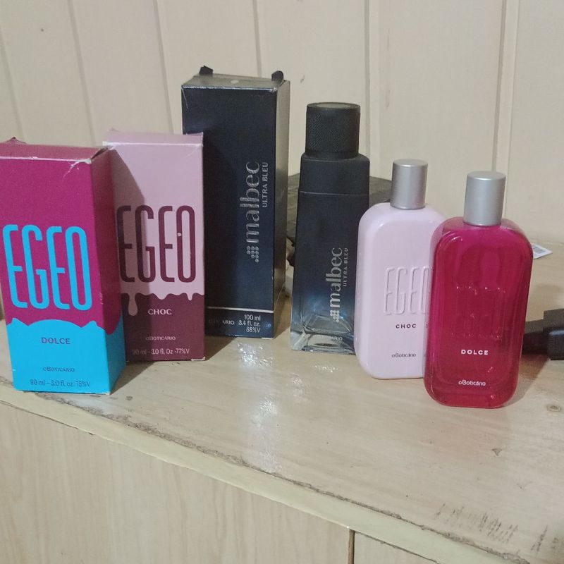 Frascos Vazios de Perfumes O Boticário, Perfume Feminino O Boticário Usado  92715763