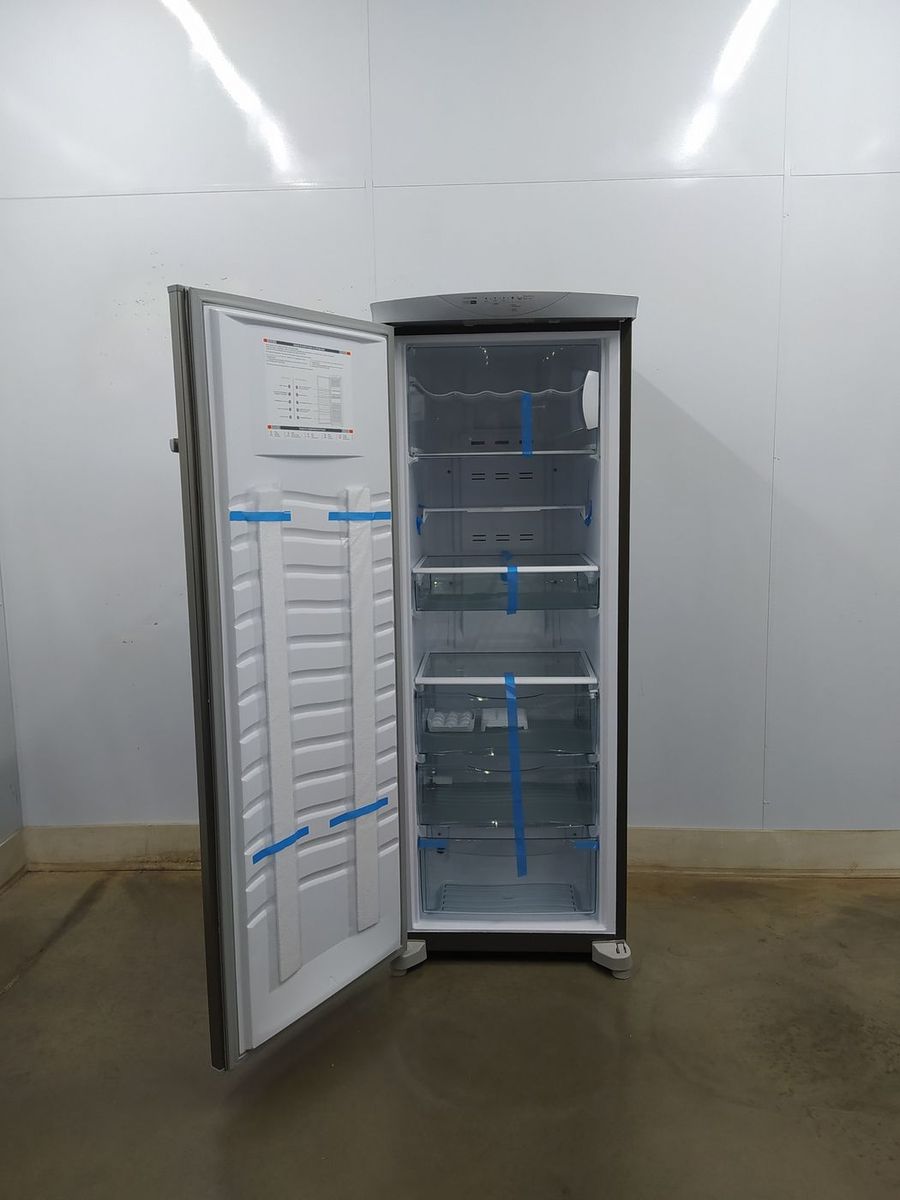 Freezer Brastemp 228l Vertical Flex Frost Free 1 Porta Inox Item