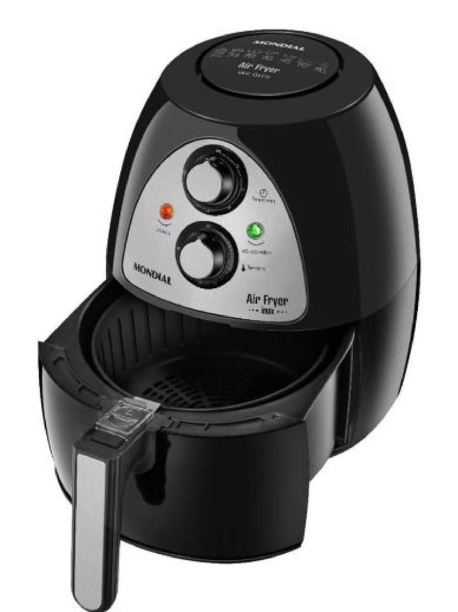 Fritadeira sem Óleo Air Fryer Mondial Family Naf03i 4l Preto e Inox