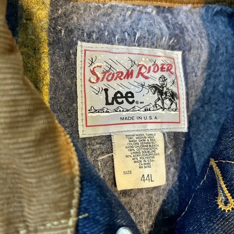 Frk Classic Clothes trás da Califórnia Essa Jaqueta Lee Vintage de 40 Anos  Forrada Grossa Casaco Feminino Lee Usado 91834321 enjoei - Main Image