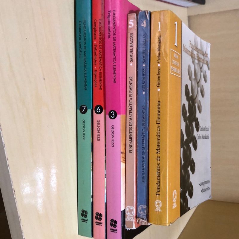 Fundamentos da Matemática Elementar 3,6,7,9 Livro Atua Editora Usado  86043483 enjoei