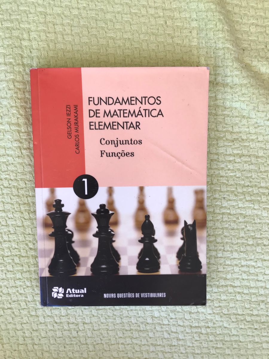 Fundamentos da Matematica Elementar 1 | Livro Editora Atual Usado ...