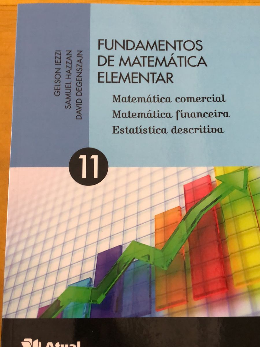 Fundamentos Da Matemática Elementar Vol 11 | Livro Atual Editora Nunca ...