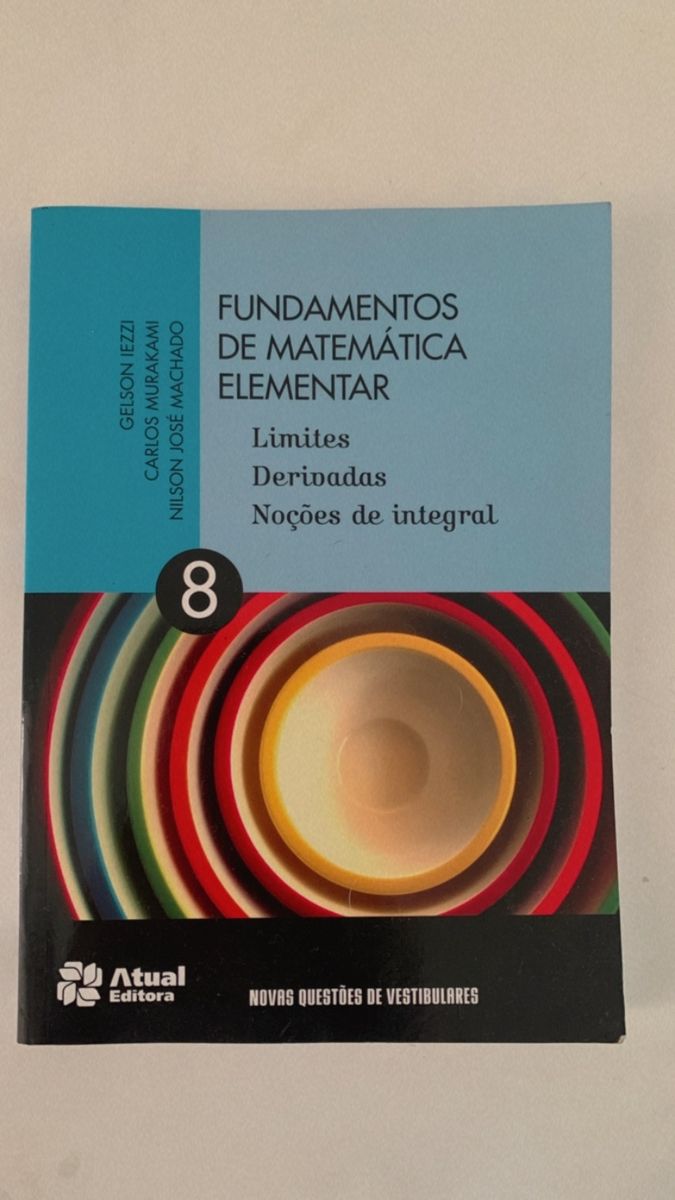 Fundamentos de Matemática Elementar - Vol 8 | Livro Atual Editora Usado ...