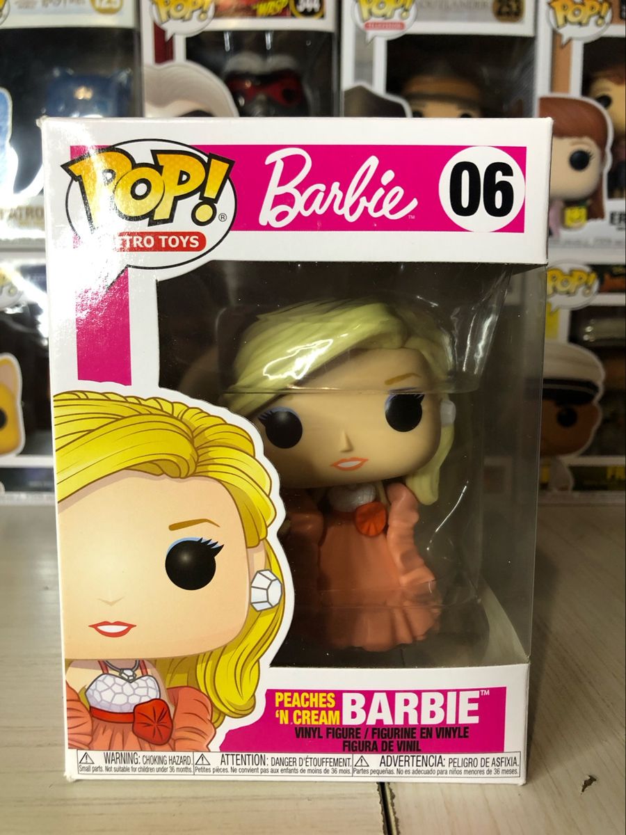 Boneco Funko Pop Barbie #06 - Peaches 'n Cream Barbie - Brasil