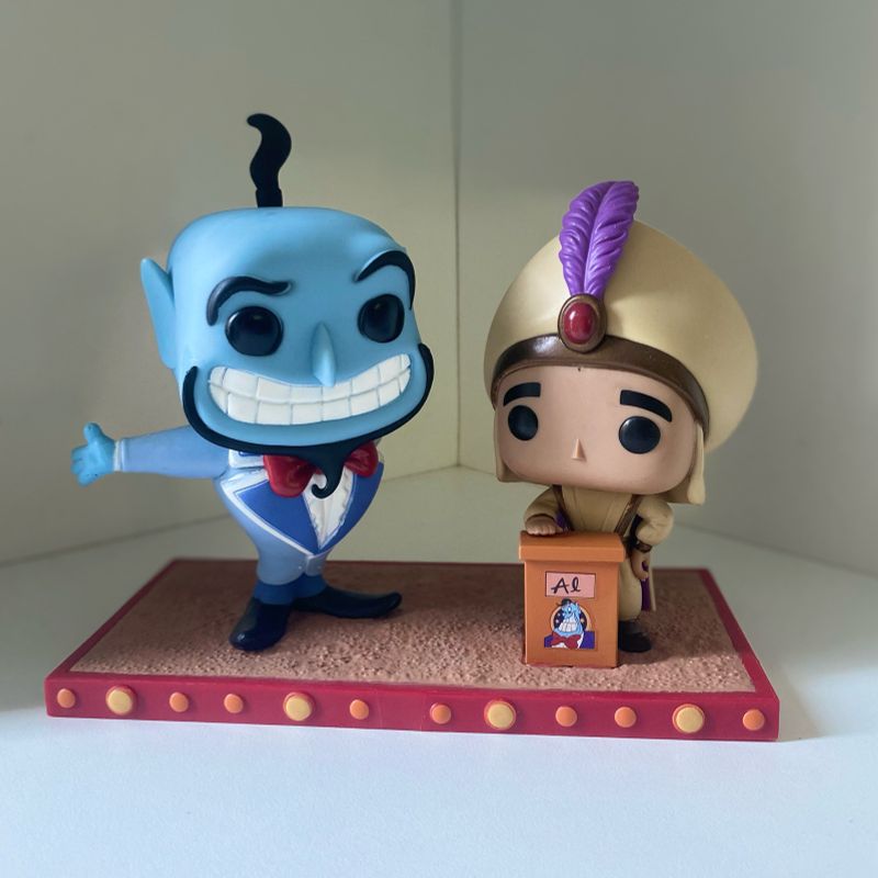 Funko Pop Disney Duplo Aladdin e Genio Funko Usado 98385468 enjoei
