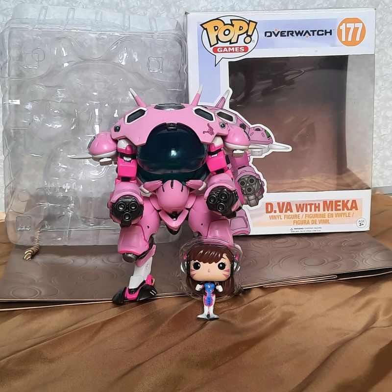 Funko Pop Games Overwatch D.Va With Meka - 177 - Raro | Funko Pop