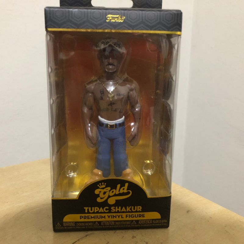 Funko Pop Gold Tupac Shakur Vinyl Figure 5 Gold Premium