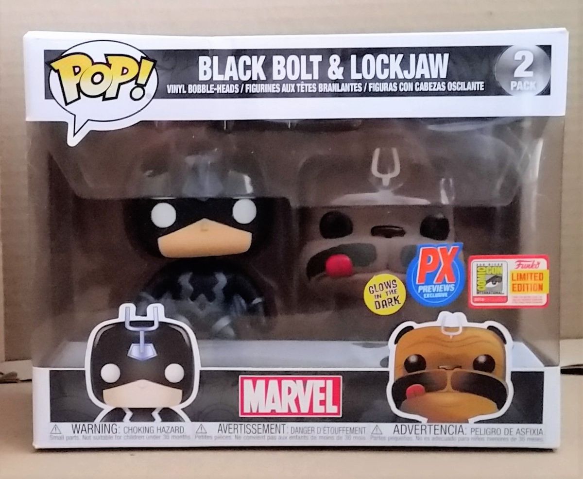 black bolt and lockjaw funko pop