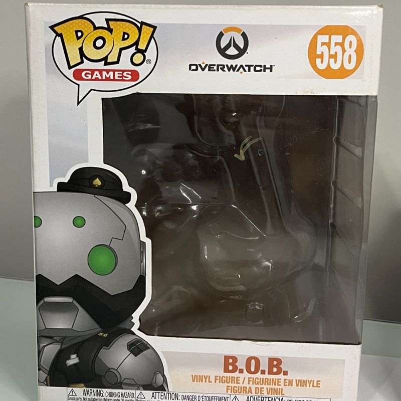 Funko Pop Overwatch Ashe + Bob *Com Caixa* | Brinquedo Funko