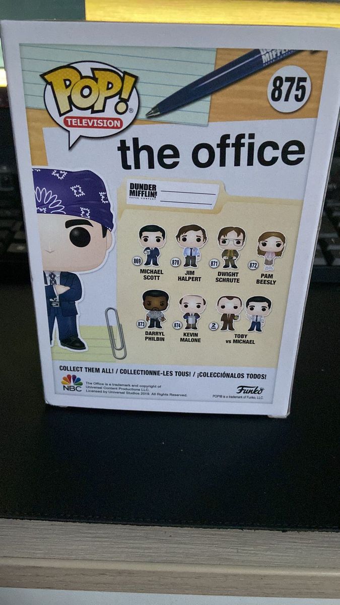 Funko Pop Prison Mike ( The Office) Exclusive Filme e Série Pop