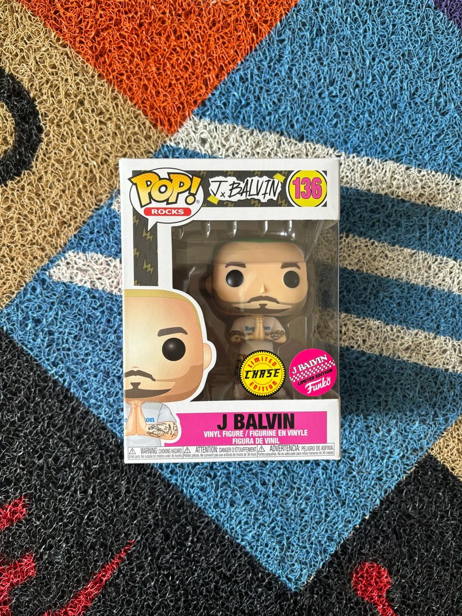 Funko Pop! Rocks Chase J Balvin #136 [Green Hair] Exclusive