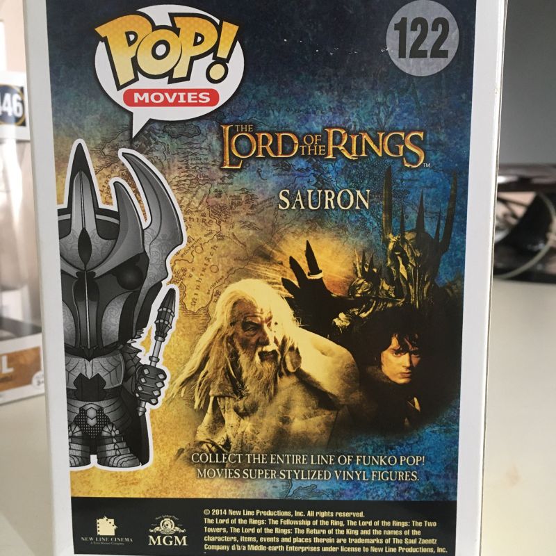 Funko Pop Sauron 122 (O Senhor Dos Anéis) (Movies) - Arena Games