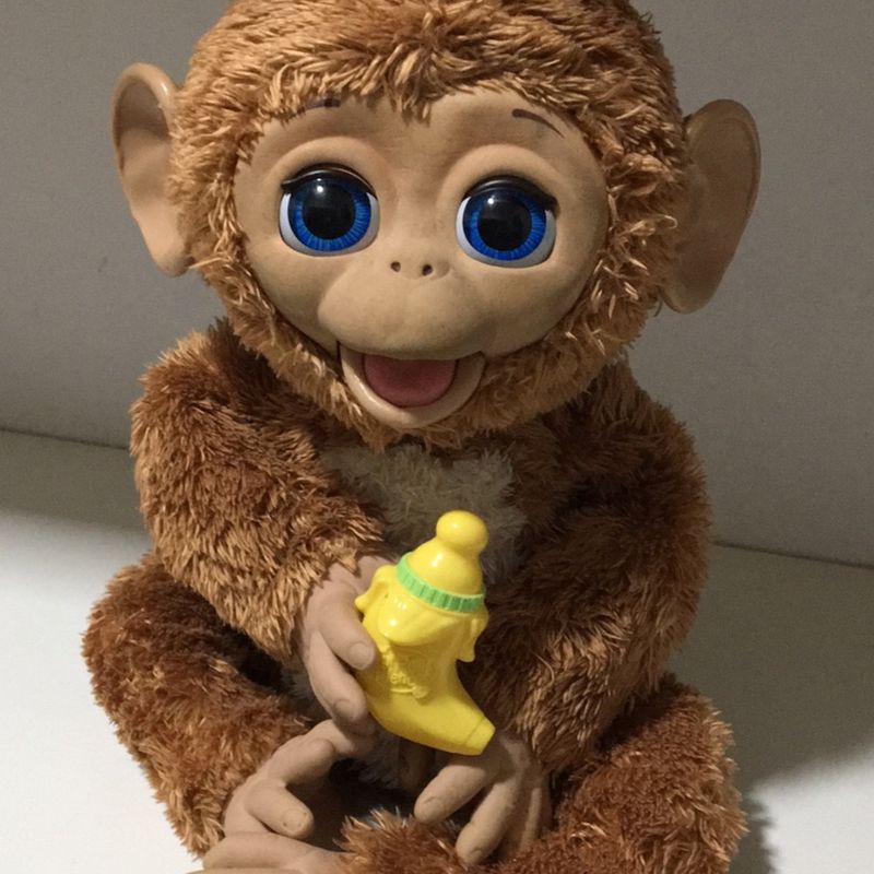 Fura Real Friends Macaca Mika Brinquedo Fur Real Friends Usado 35249440  enjoei
