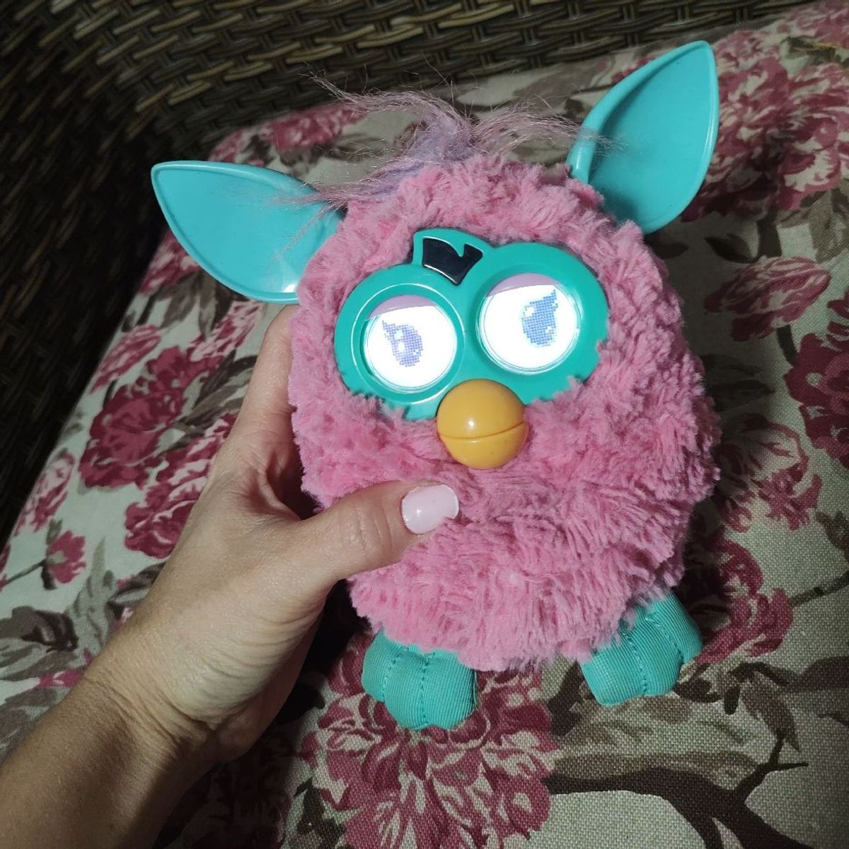 Furby Boom Rosa Hasbro Fala em Inglês | Brinquedo Furby Boom Rosa ...