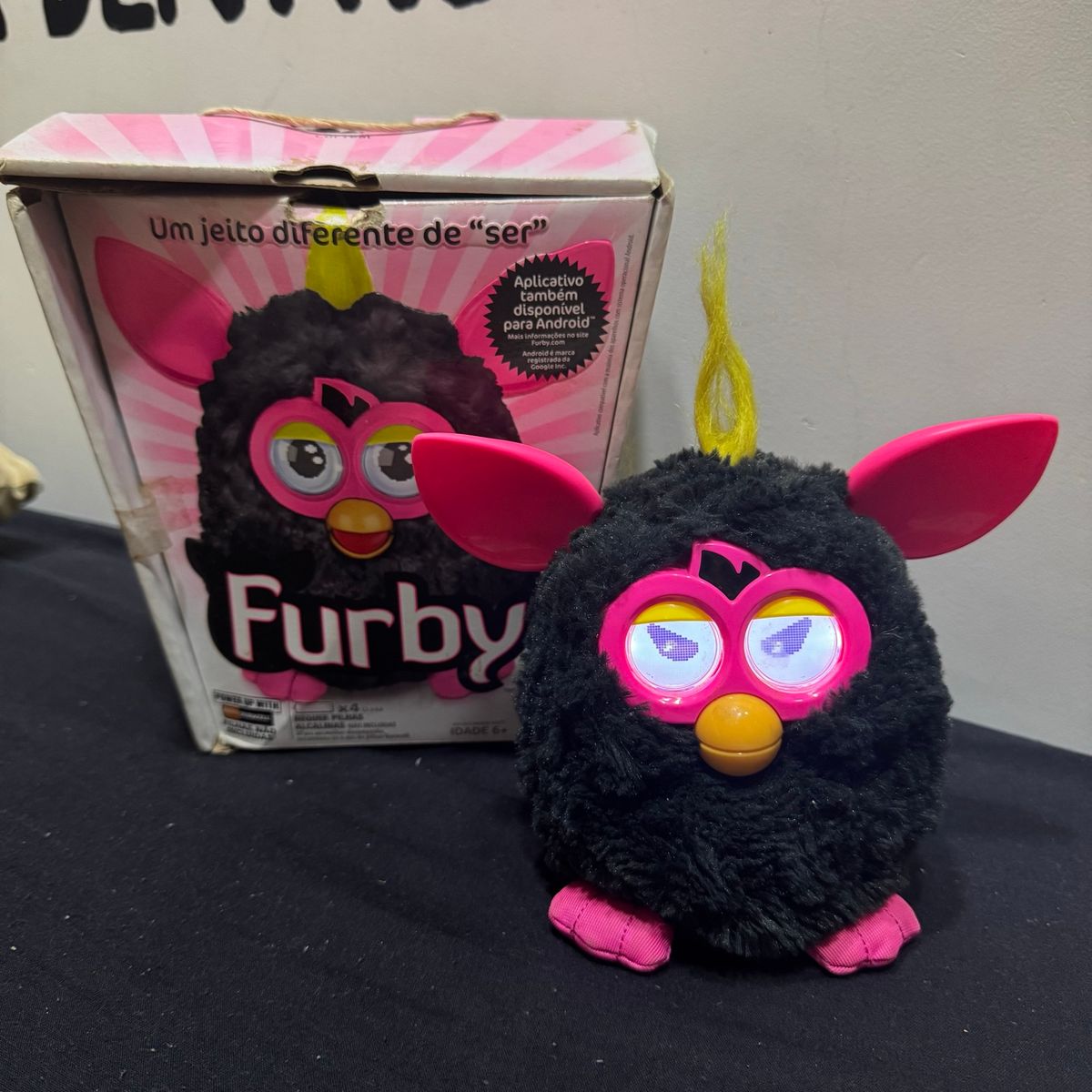 Furby Preto e Rosa Original com Caixa | Brinquedo Furby Usado 115409128 ...