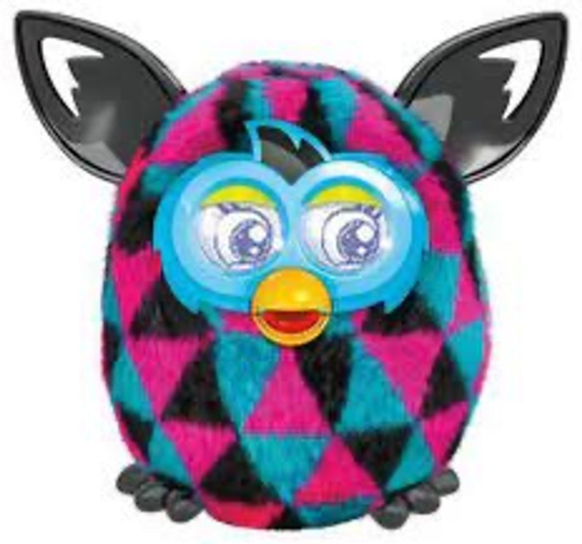 Furby Rosa,preto e Azul | Brinquedo Hasbro Usado 83223634 | enjoei