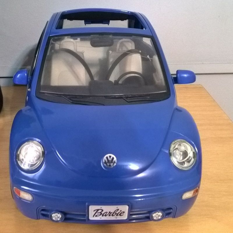Volkswagen New Beetle Convertible Beetle Barbie Azul Fusca Da - Main Image
