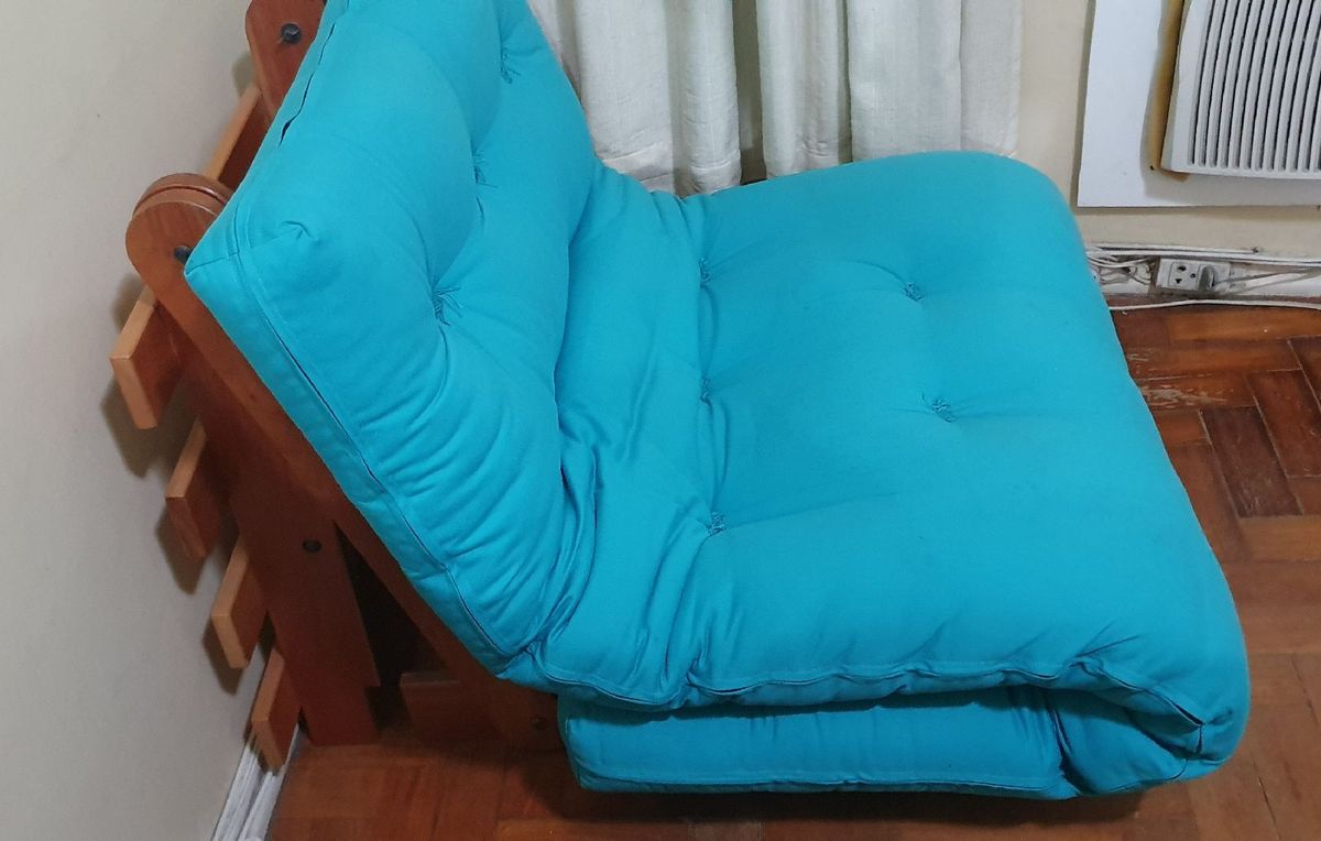Futon Sofá Cama Sofá Futon Company Usado 35306797 enjoei