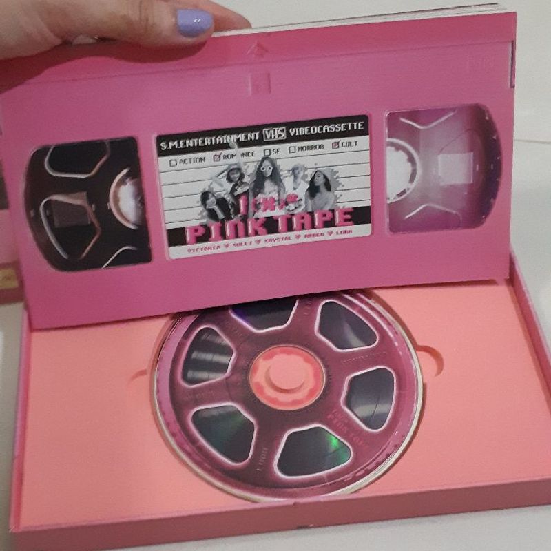 Fx Álbuns Pink Tape + 4 Walls Kpop | Item de Música Kpop Usado