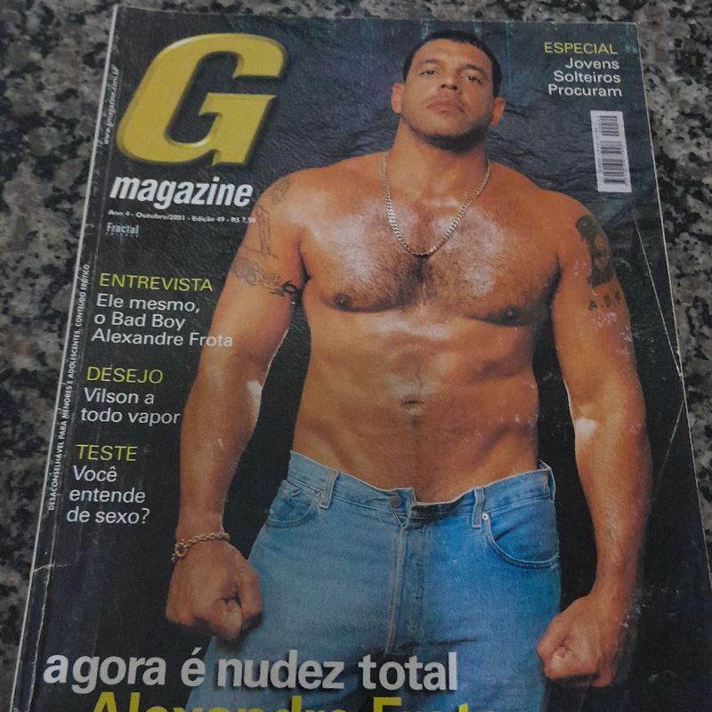 Sebo do Messias Revista - G Magazine - 2004 - Nº.84 - Alexandre Frota Faz a  Festa