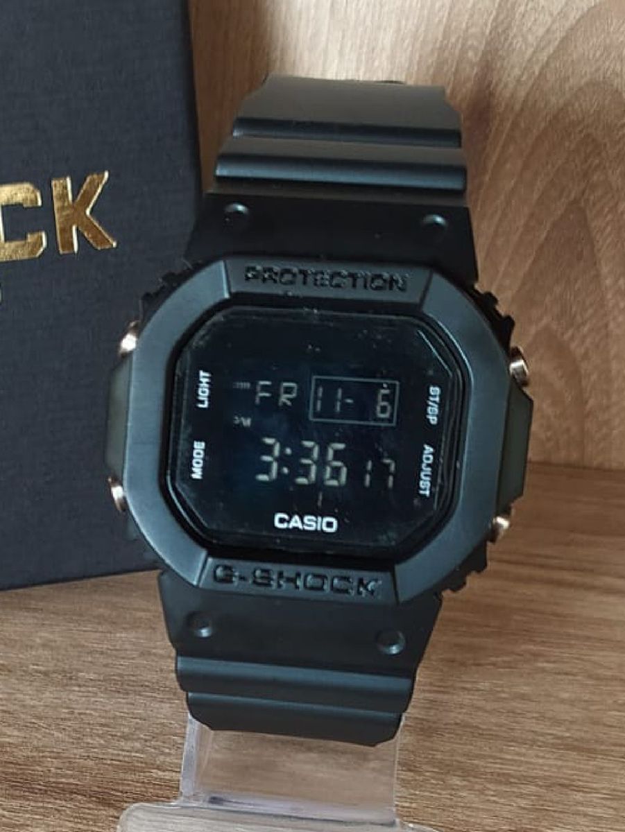 G-shock Dw-5600 All Black | RelÃ³gio Masculino Casio Novo