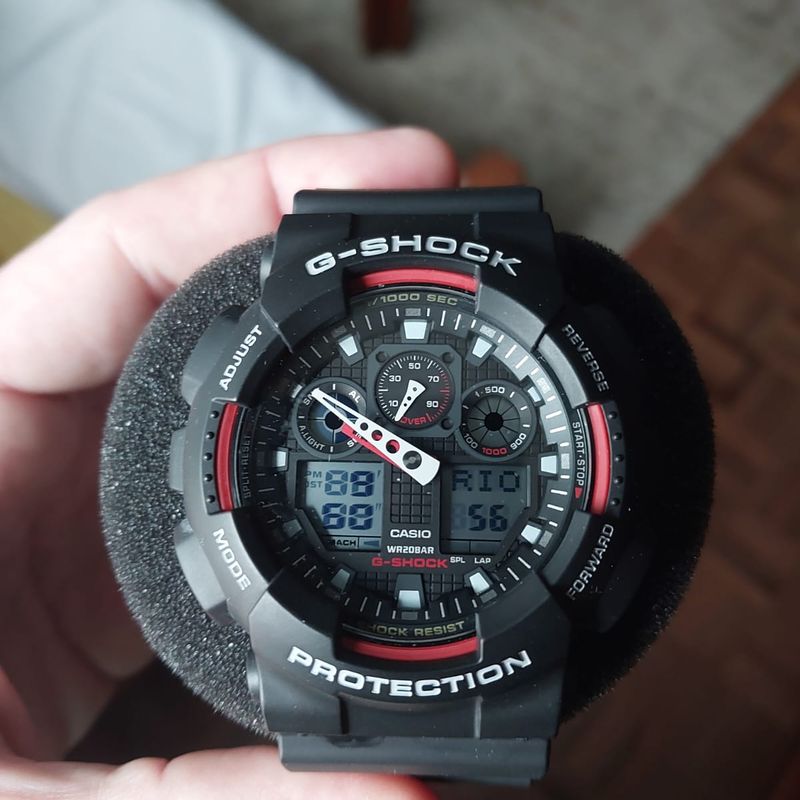Relógio G-SHOCK Ignite Red GA-100BNR-1ADR