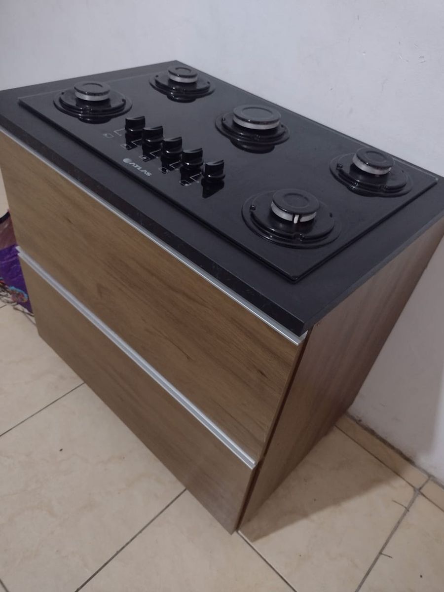 e Fogão Cooktop Móvel p/ Casa Fogão Atlas Usado 85083188