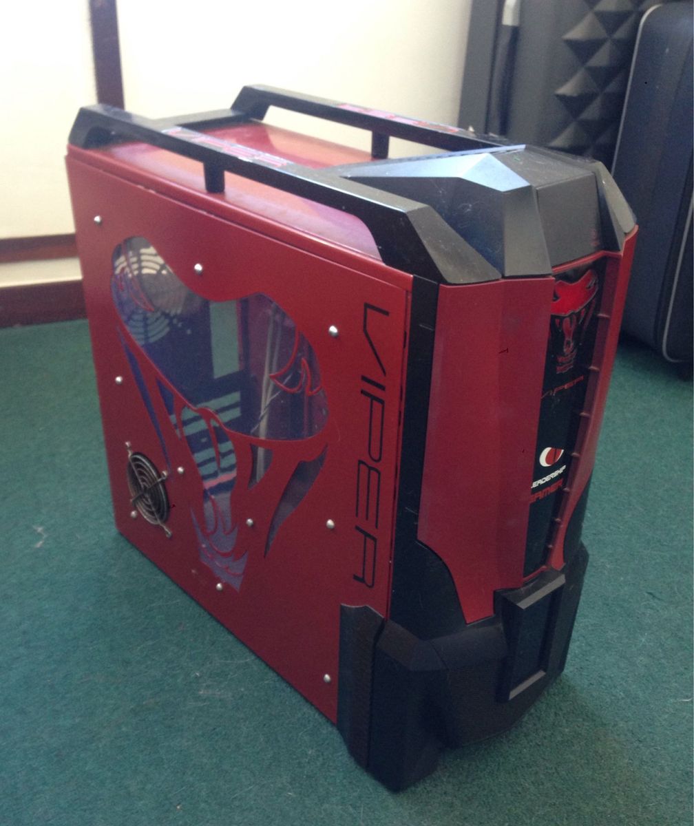 Gabinete Gamer Xii Viper Red 6952 | Computador Desktop Gamer Viper ...