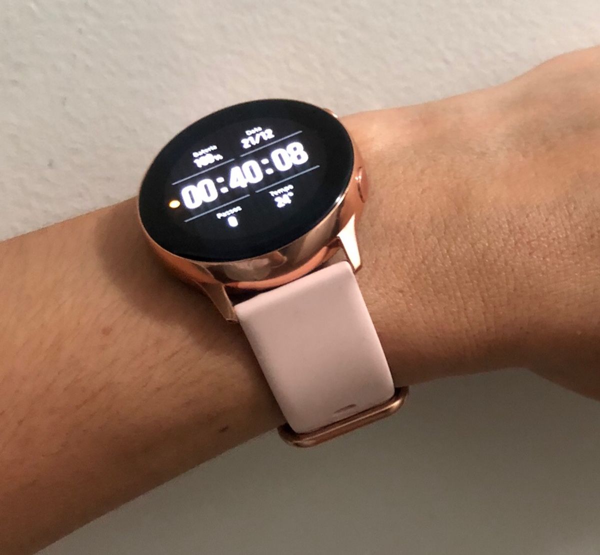 Smartwatch Samsung Galaxy Watch Active Rosê, Relógio Feminino Samsung  Usado 81736489