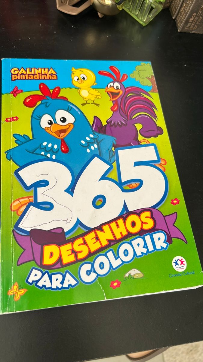 Galinha Pintadinha - 365 Desenhos para Colorir | Livro Ciranda Cultural ...
