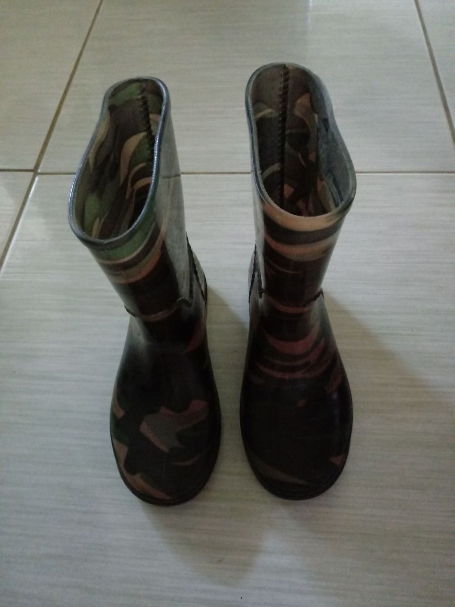 galocha camuflada masculina