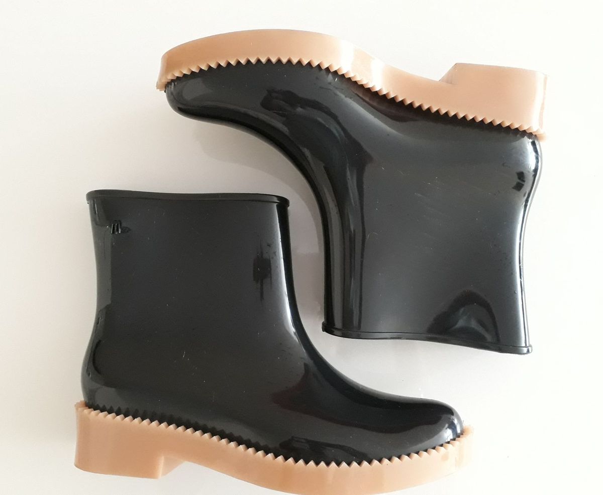 bota de borracha feminina melissa