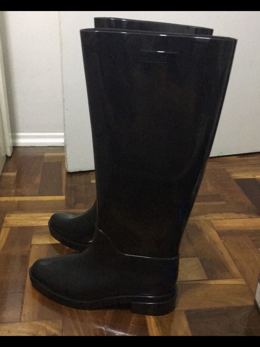 bota melissa preta cano alto