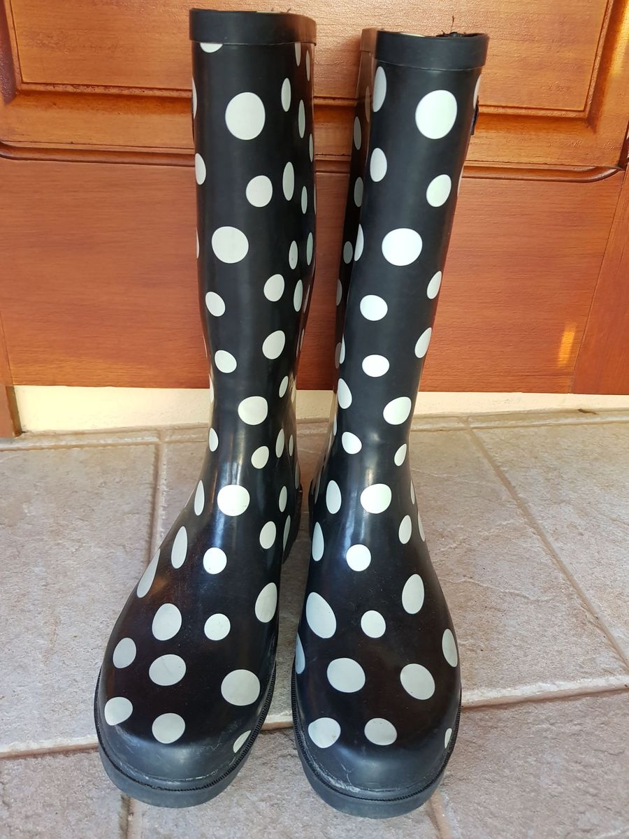 galochas pretas femininas