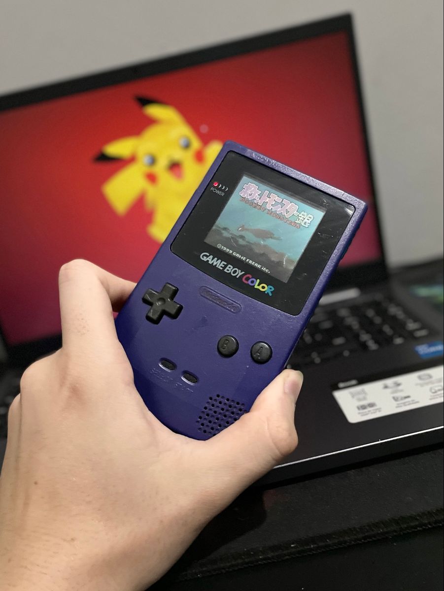 Game Boy Color (nintendo) + 1 Card com 35 Jogos | Console de Videogame ...