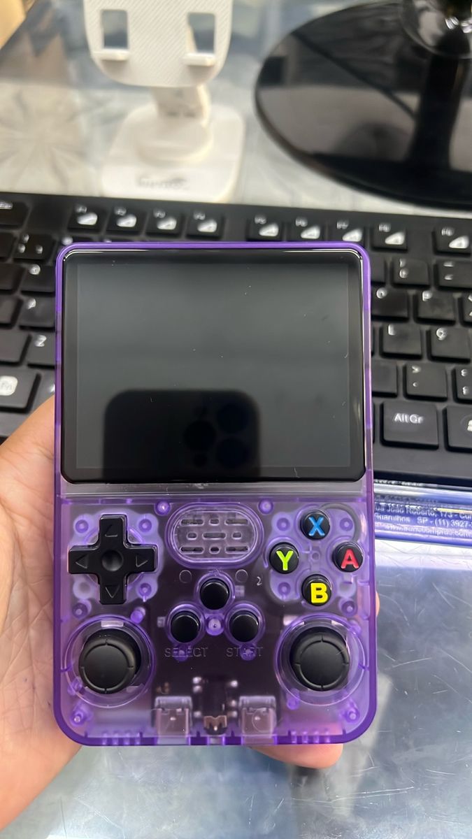 Game Boy R36s Roxo | Console de Videogame R36s Nunca Usado 101973979 ...