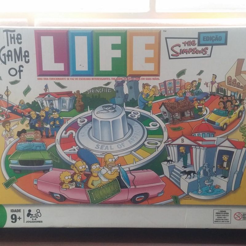 The Game Of Life - Simpsons Edition | Jogo de Tabuleiro Hasbro Usado  1404588 | enjoei