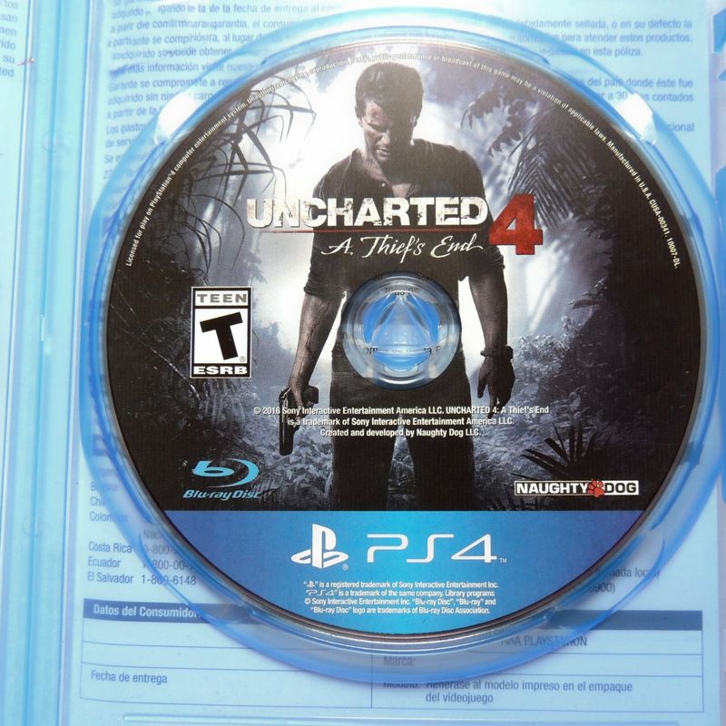Jogo Ps4 Mídia Física Uncharted 4 a Thief´s End | Jogo de Videogame  Playstation 4 Usado 83789874 | enjoei