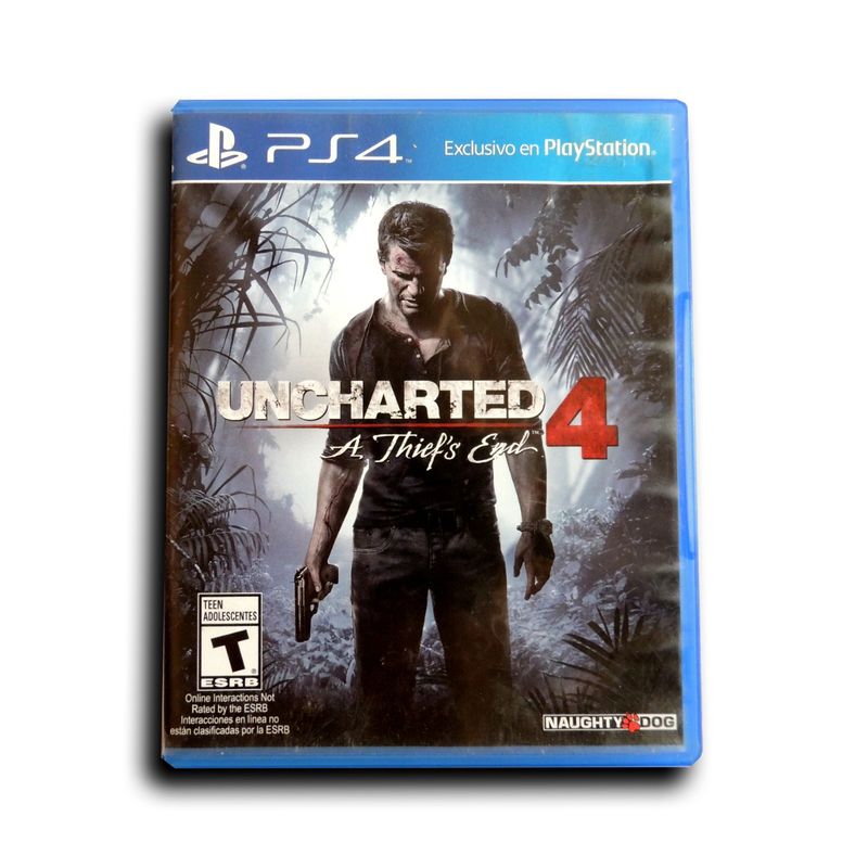 Jogo Ps4 Mídia Física Uncharted 4 a Thief´s End | Jogo de Videogame  Playstation 4 Usado 83789874 | enjoei