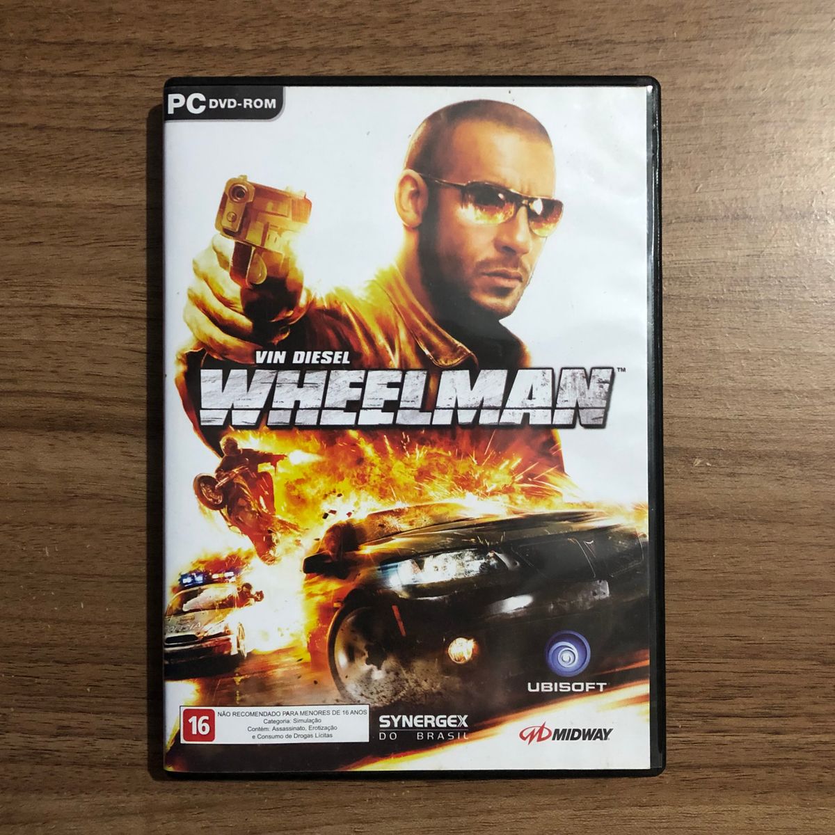 Game Vin Diesel Wheelman Original Pc Dvd Rom Jogo De Videogame